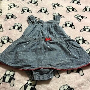 Tommy Hilfiger Blue Dress with Red Trim